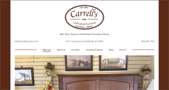 Desktop Screenshot of carrellsfurniture.com