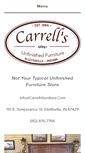 Mobile Screenshot of carrellsfurniture.com