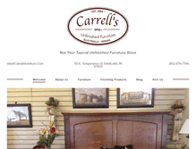 Tablet Screenshot of carrellsfurniture.com